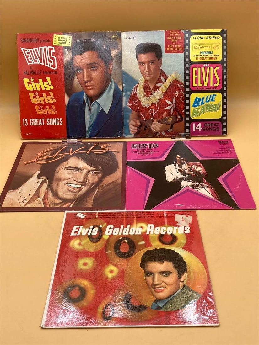 Elvis Presley Vinyl Albums Set (1 of 8)