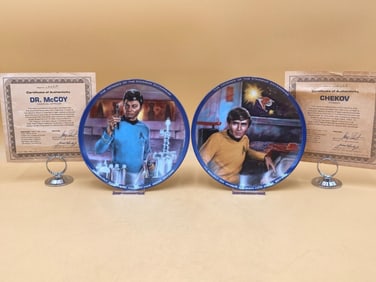 Hamilton Collection Star Trek Plates