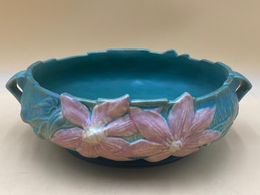 MCM Roseville Clematis 10.5" Console Bowl