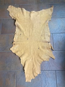 52" Tanned Deerskin Hide