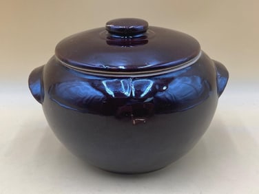 MCM Stoneware Brown Bean Pot