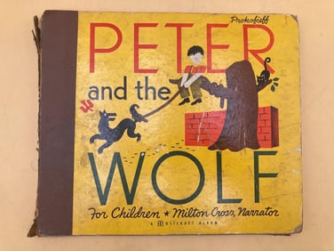 Prokofieff Peter & The Wolf Vinyl Audiobook