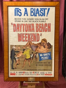 Original 1965 Daytona Beach Weekend Movie Poster