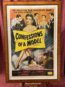 Original 1951 Confessions Of A Model Movie Poster