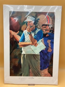 Limited Edition Signed Steve Spurrier Print