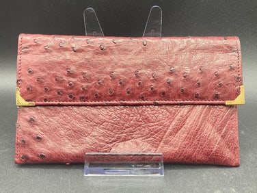 Genuine Ostrich Leather Wallet