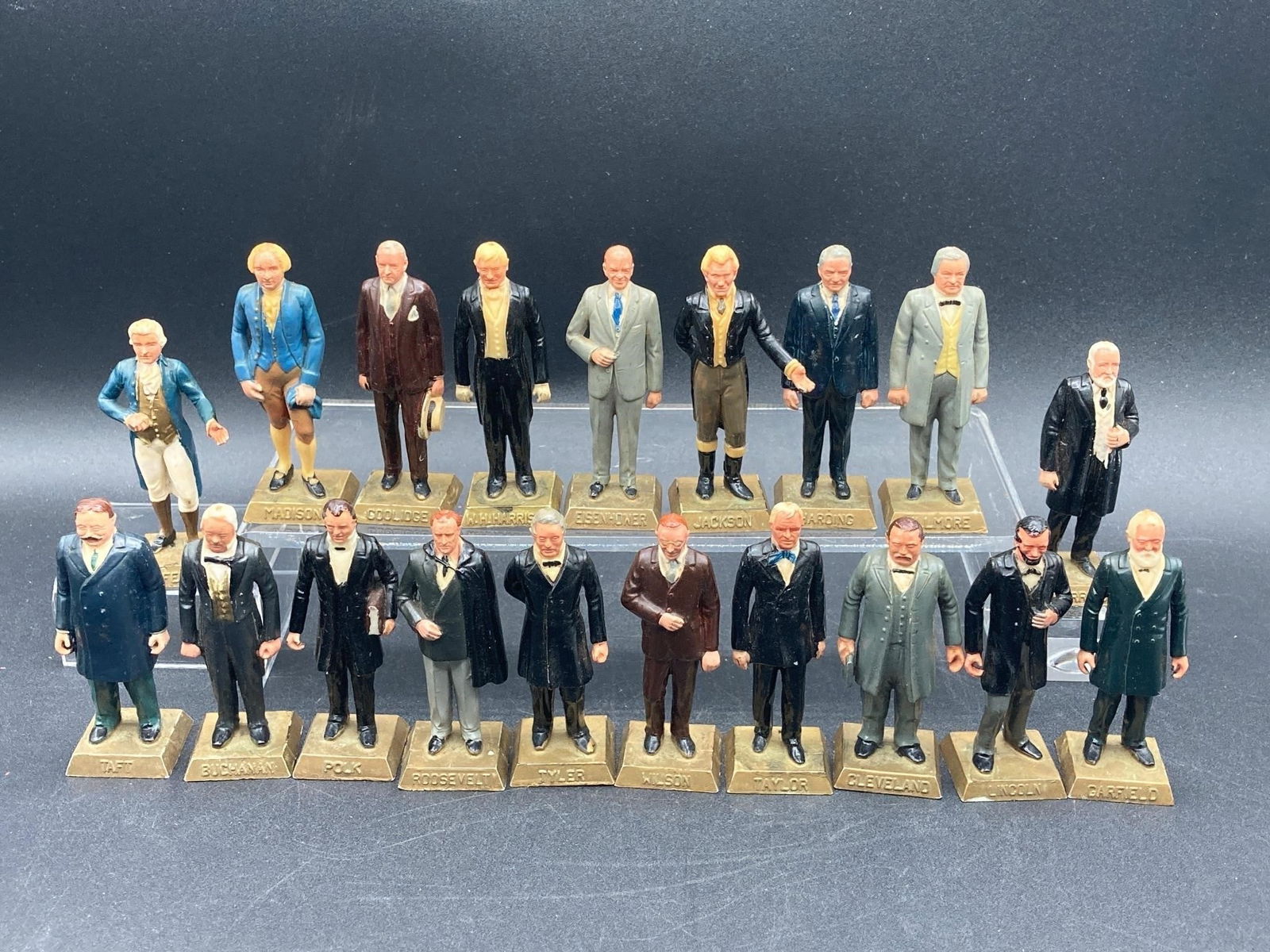 19 Louis Marx Miniature President Figures (1 of 8)