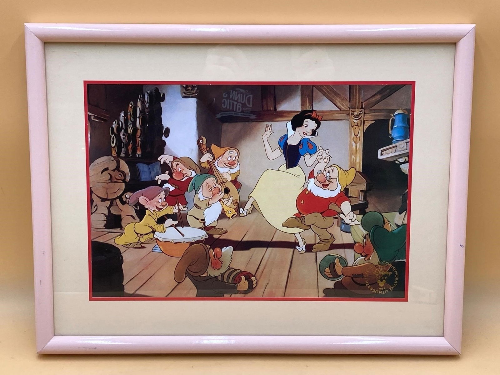 Framed Disney Snow White 1994 Lithograph (1 of 7)