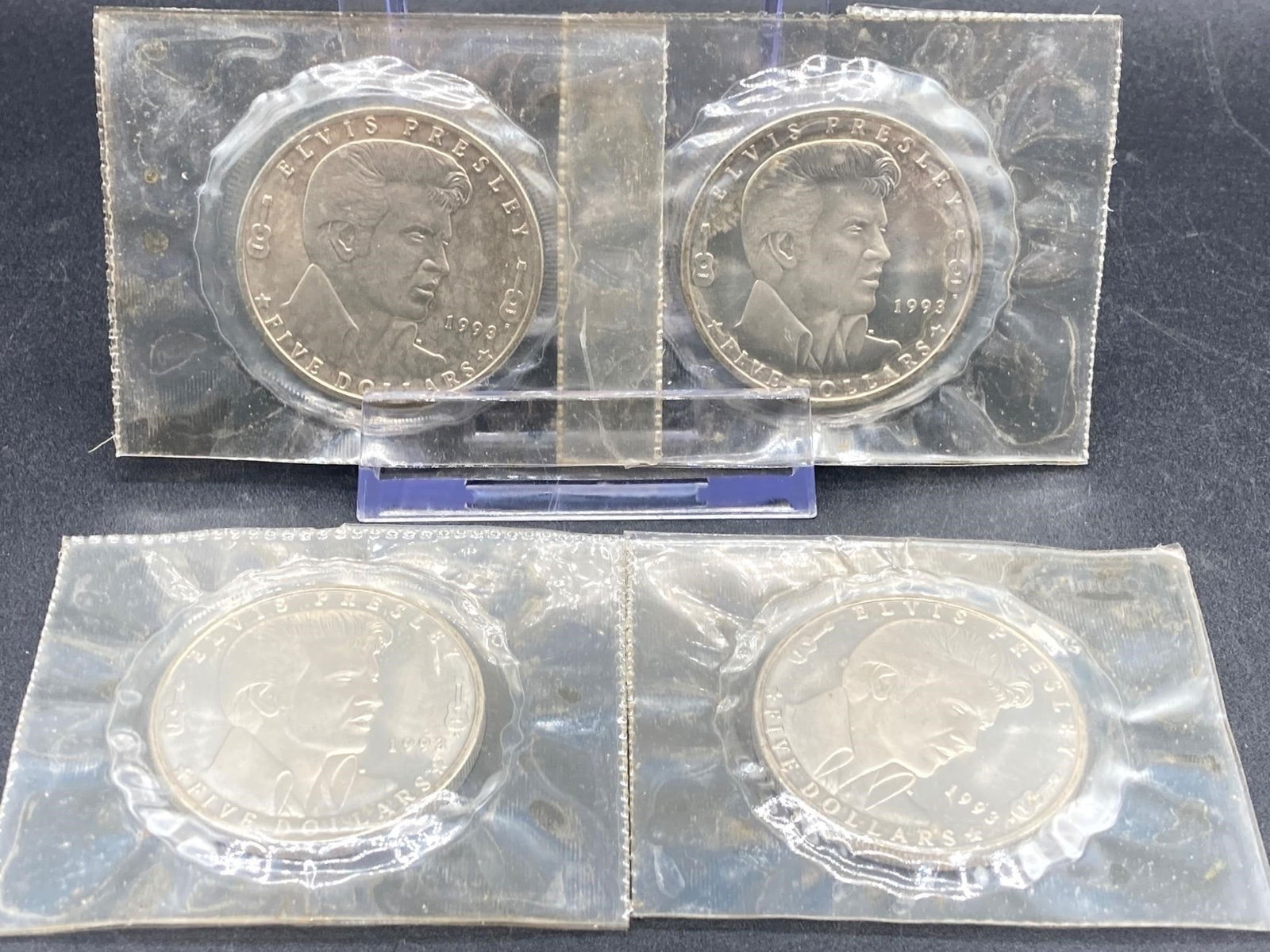 1993 Marshall Islands Elvis Presley $5 Coins (1 of 4)