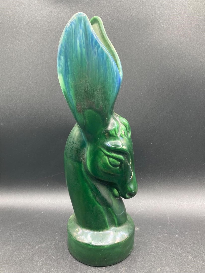 Royal Haeger MCM Drip Glaze Antelope Vase (1 of 8)