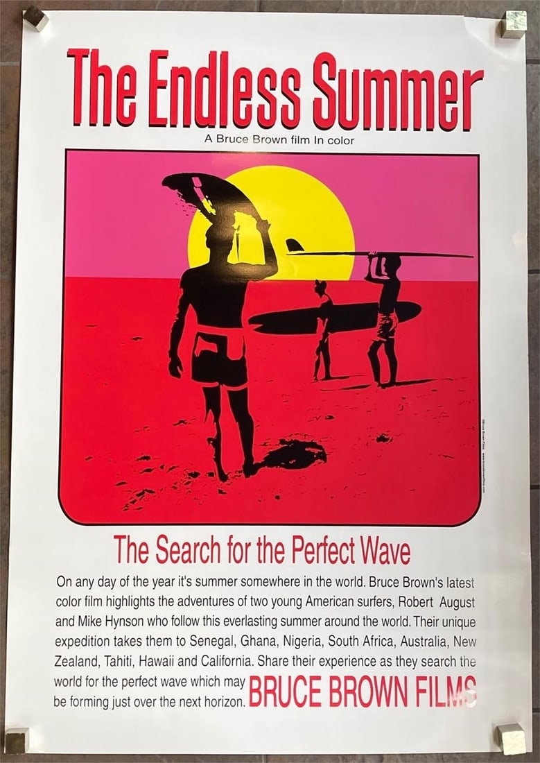 28x40" The Endless Summer Movie Poster (1 of 8)