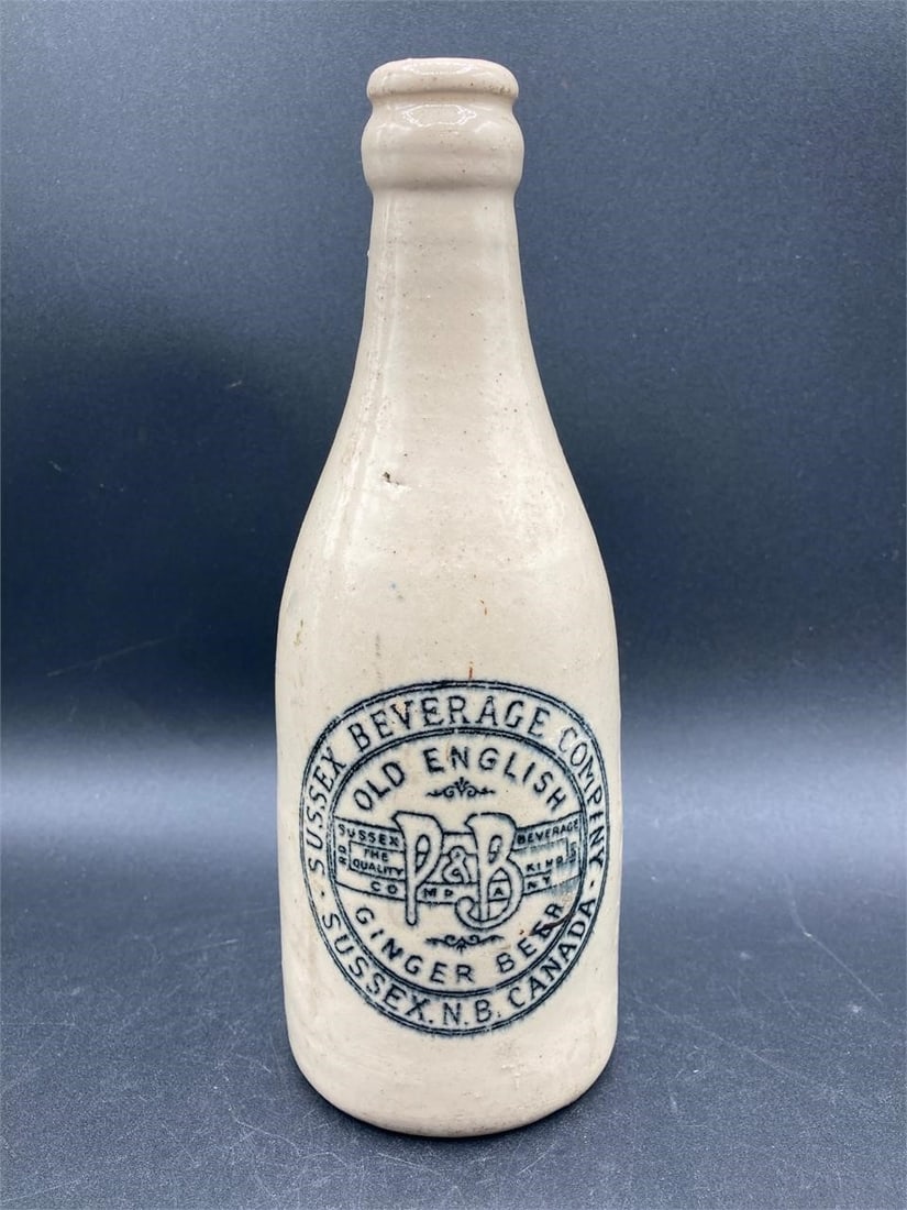 Vintage Stoneware Ginger Beer Bottle (1 of 5)
