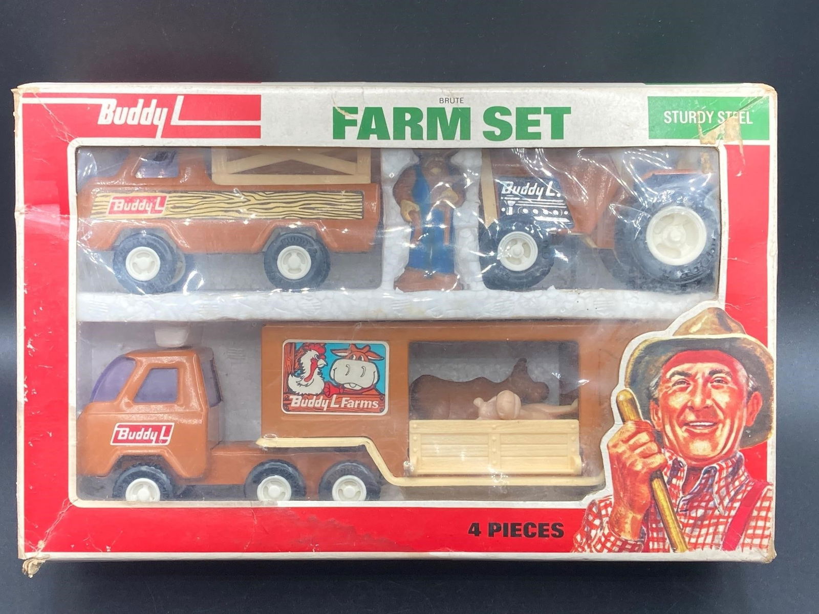 Vintage Buddy L Brute Farm Set Toys (1 of 8)