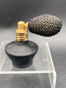 Vintage Frosted Glass Bulb Atomizer Perfume Bottle