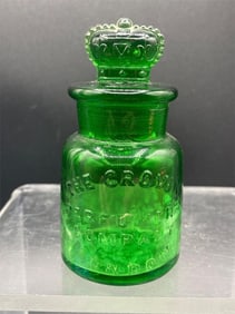 The Crown Perfumery Green Smelling Salt Bottle