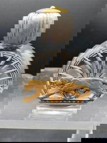 JJ Jonette Pewter Panther Perfume Bottle