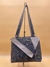 Gray Paisley Purse