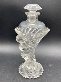 Vintage EAPG Cherub Cornucopia Perfume Bottle