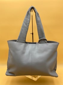 Vince Camuto Good Gray Leather Tote