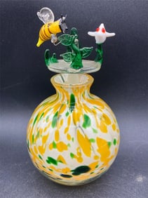 Murano Glass Bee Perfume Bottle