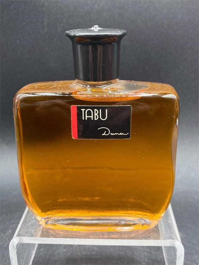 Tabu By Dana 2 Ounce Cologne: Vintage Tabu by Dana 2 ounce cologne. Full bottle, unused. No box.Measurements: 1" W, 3" L, 4" H Inches 1 pound