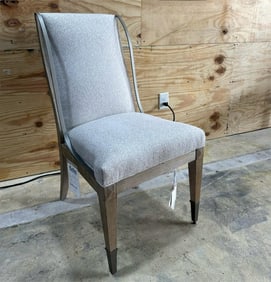 Contemporary Open Arms Side Chair