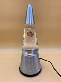 16" Original Lava Lamp Clear & Silver Glitter Lamp