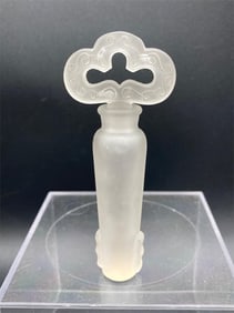 Vintage Chamart Frosted Glass Perfume Bottle