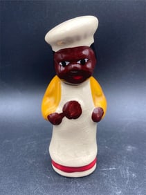 Vintage Black Americana Ceramic Pie Vent