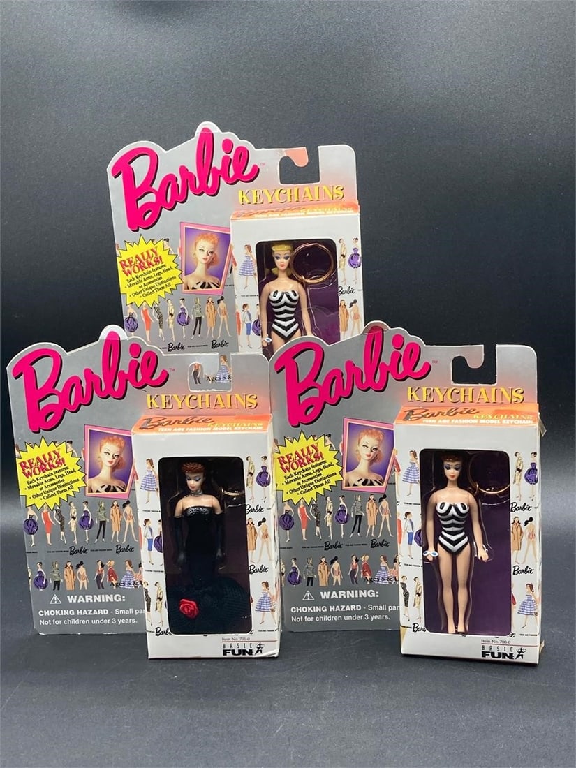 1995 Basic Fun Barbie Keychains (1 of 6)