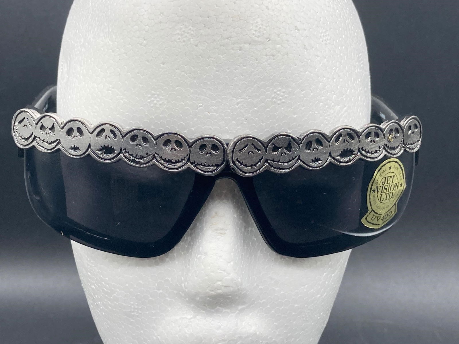 Nightmare Before Christmas Jet Vision Sunglasses: Nightmare Before Christmas Jet Vision Sunglasses Measurements: 12" W, 2" L, 1" H Inches, 1 Pound