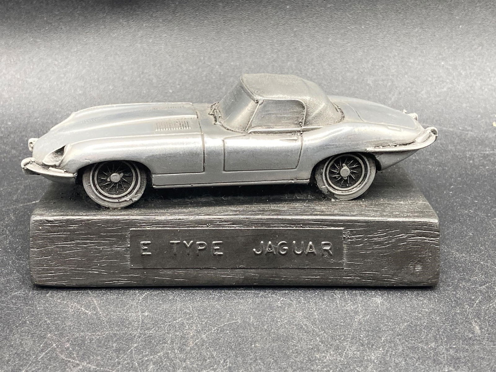 David Aldridge 1/43 Pewter Jaguar E-Type Model (1 of 8)