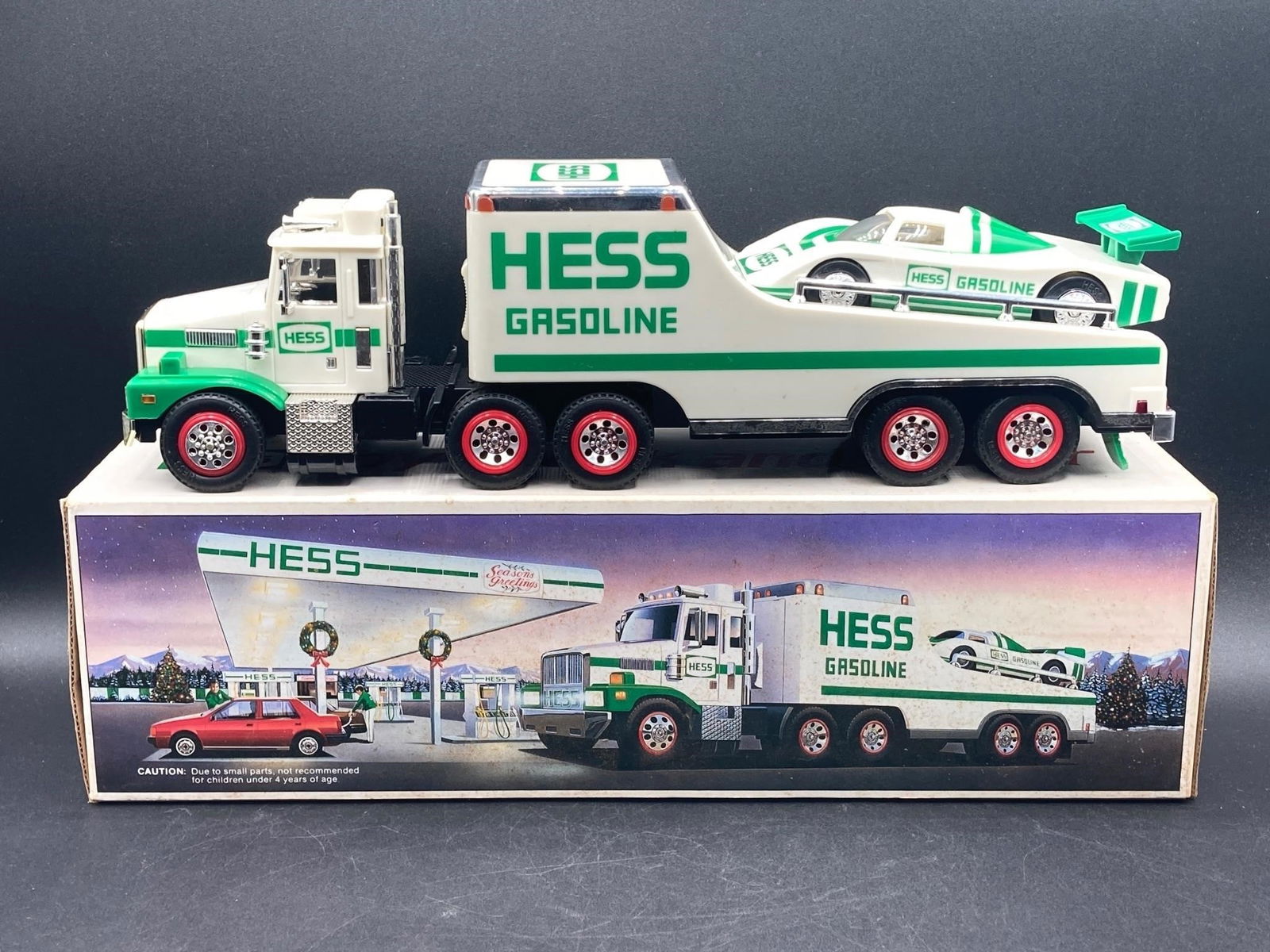 1988 Hess Truck & Race Car Toy (1 of 9)