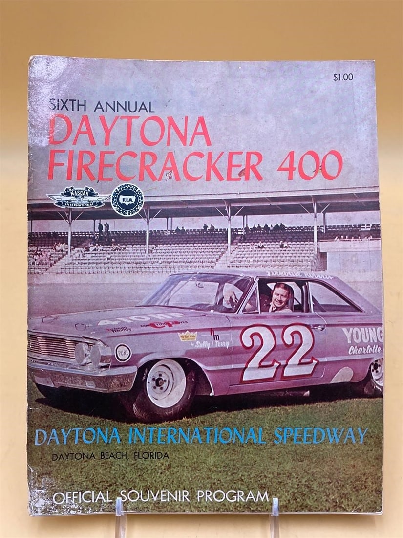 1964 NASCAR Daytona Firecracker 400 Program (1 of 6)