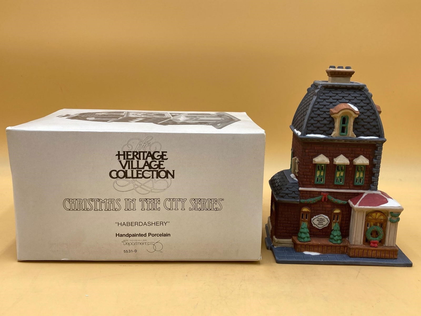 Department 56 Christmas In The City Haberdashery (1 of 8)