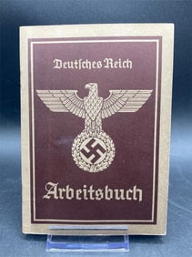 WWII German Deutsches Reich Arbeitsbuch Work Book