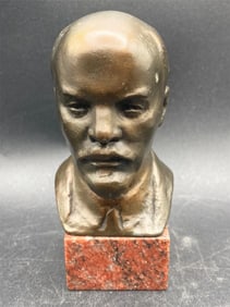5" Bronze Lenin Bust