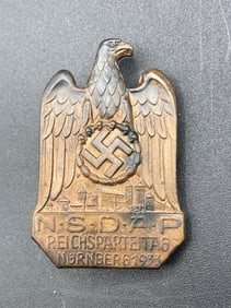 1933 NSDAP Reichsparteitag Nürnberg Tinnie