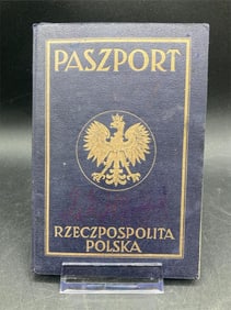 1930s WWII Era Polish Passport