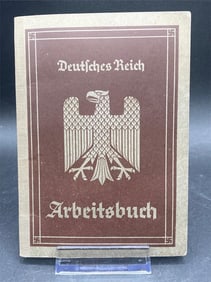 WWII German Deutsches Reich Arbeitsbuch Work Book