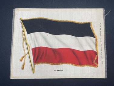 Antique 1910s German Empire Flag Tobacco Silk