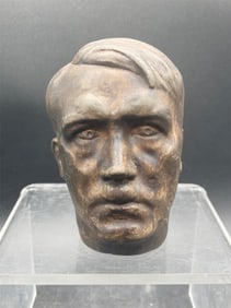 Bronze Adolf Hitler Head Bust