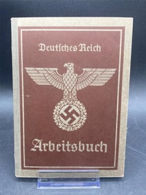 WWII German Deutsches Reich Arbeitsbuch Work Book