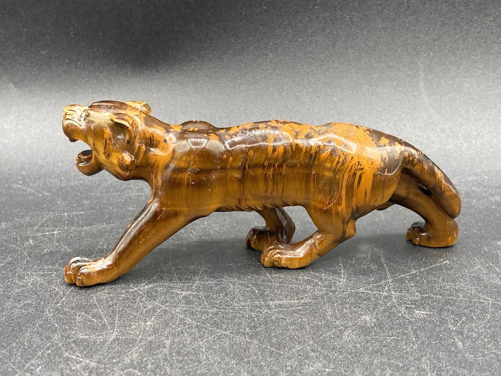 95 Gram Tiger's Eye Tiger Sculpture (1 of 8)