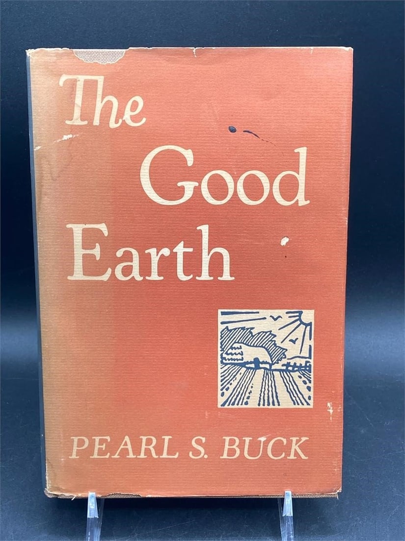 Signed "The Good Earth" by Pearl S. Buck, 1958 4th impression by The John Day Company. Hardcover (1 of 6)
