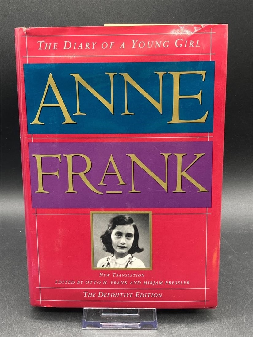 "Anne Frank: The diary of a young girl", definitive edition. Hardcover. 1995 printing by Doubleday. (1 of 4)