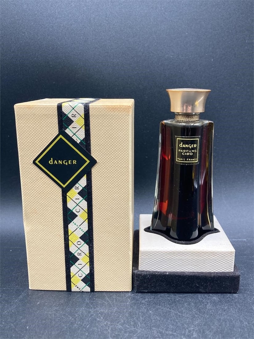 Vintage Danger 30ml perfume by Parfums Ciro with original box. Full bottle. Box has some light (1 of 4)