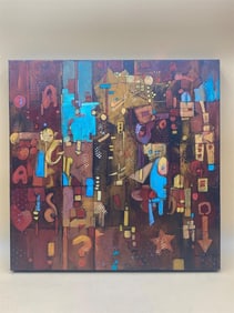 Original 20x20" Antoinette Slick Painting