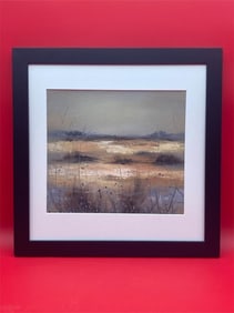 Original Alena Post "Sunset On Sandbank" Painting