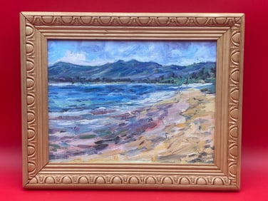 Framed 9x12" RM Mortensen Painting